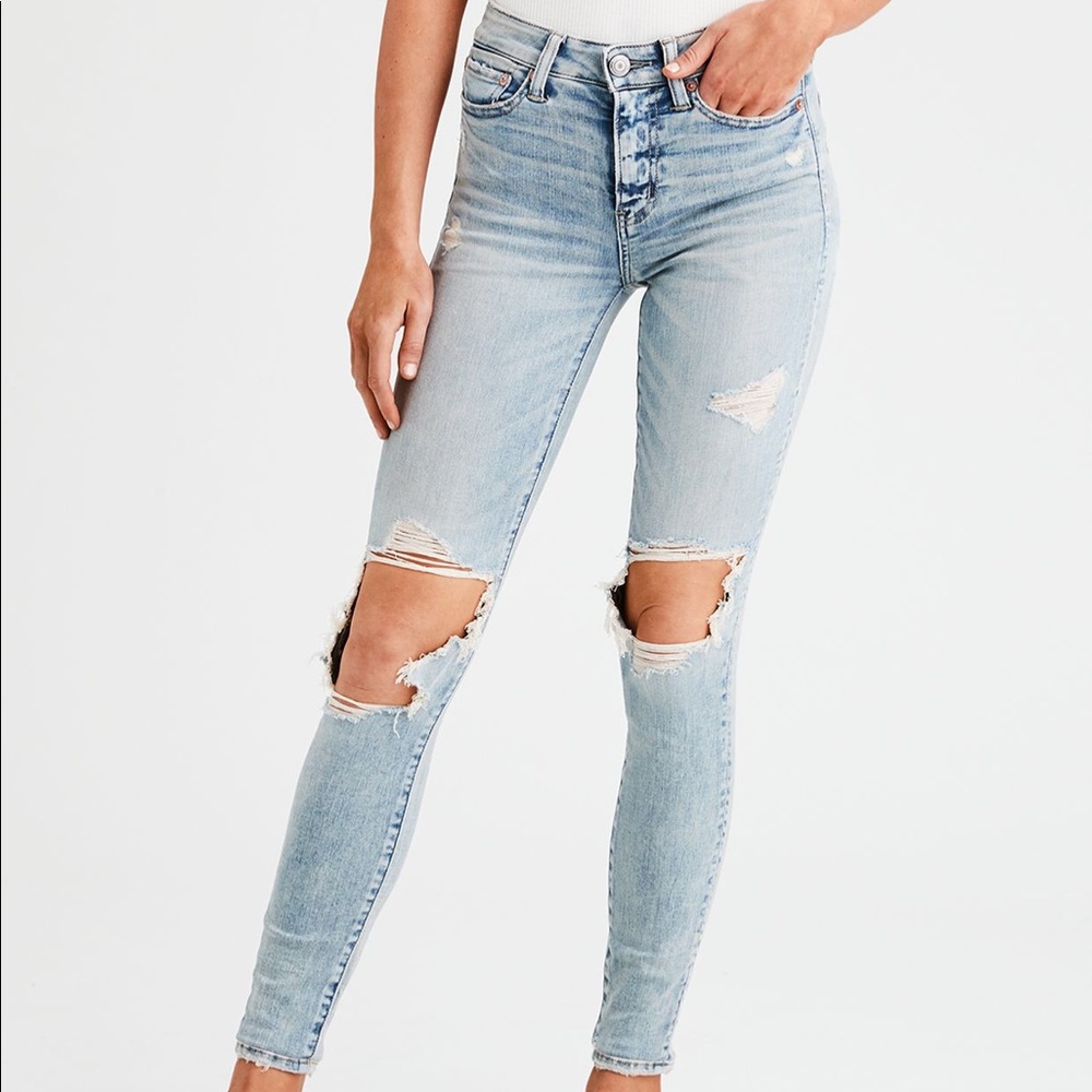 American eagle hi rise jeggings 20 reg